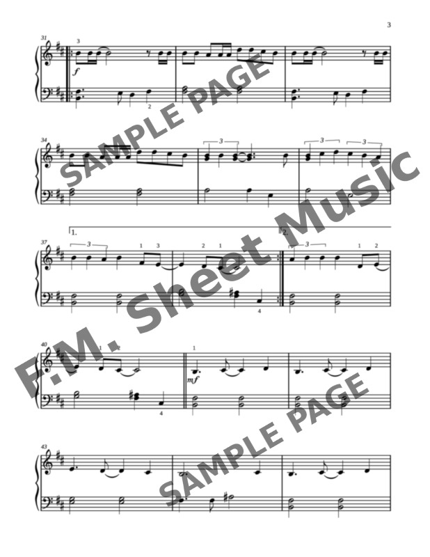 Tragedy (Easy Piano) By The Bee Gees - F.M. Sheet Music - Pop ...